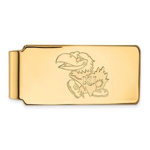 10k Yellow Gold U of Kansas Money Clip